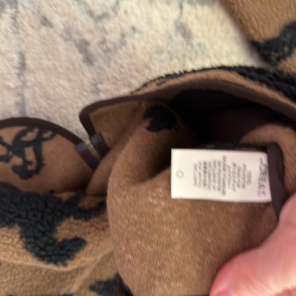 THE GREAT. Brown and Black Teddy Jacket - Picture 7 of 8